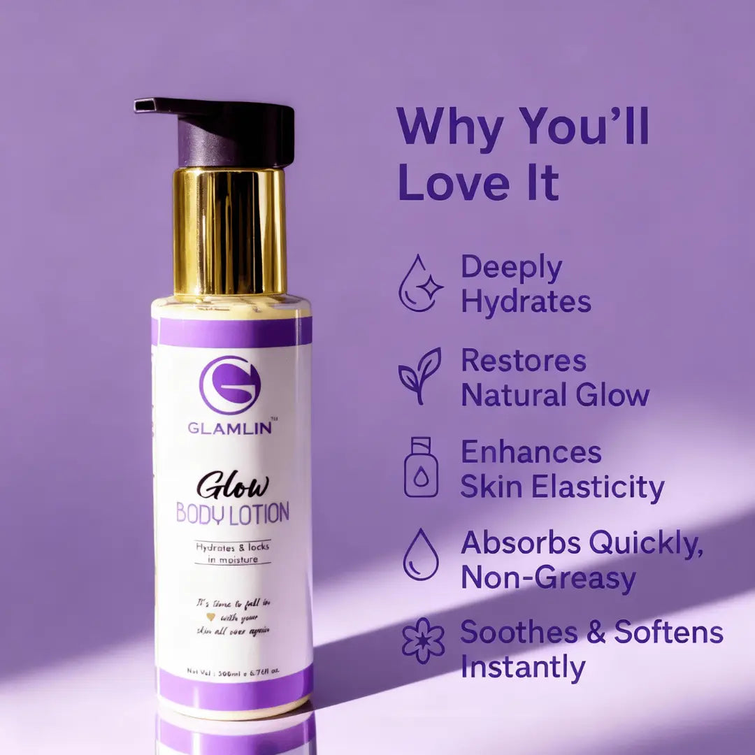 Benefits of Glamlin natural body lotion India